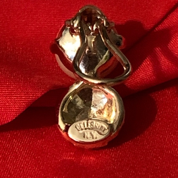 Celebrity NY AB Rhinestone & Faux Pearl Earrings - Picture 8 of 10